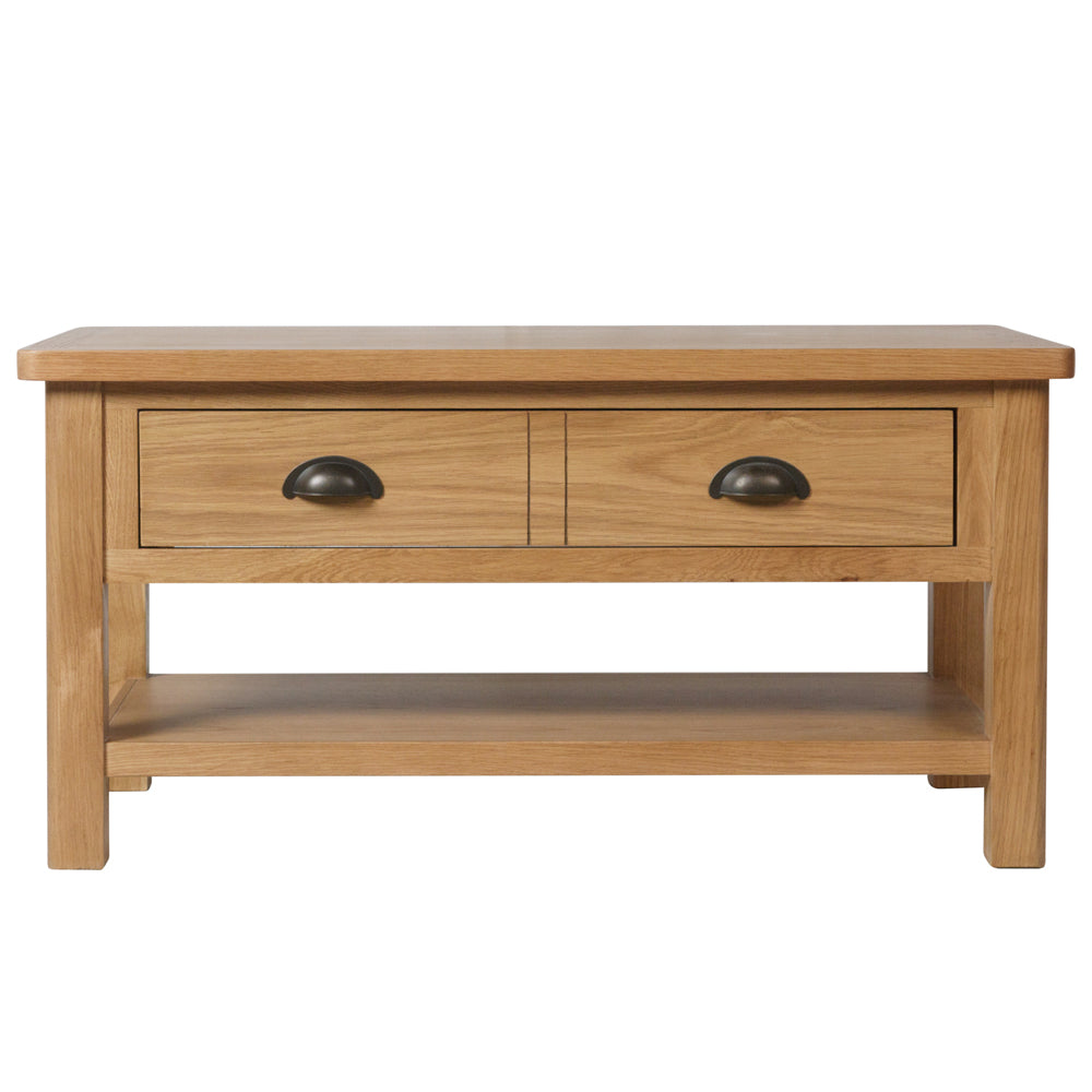 Canterbury oak store coffee table