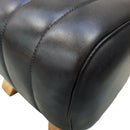 Sherlock Grey Leather Pommel Horse Stool