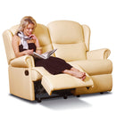 Malvern Manual Recliner 2 Seat Sofa - Leather