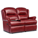 Malvern Manual Recliner 2 Seat Sofa - Leather