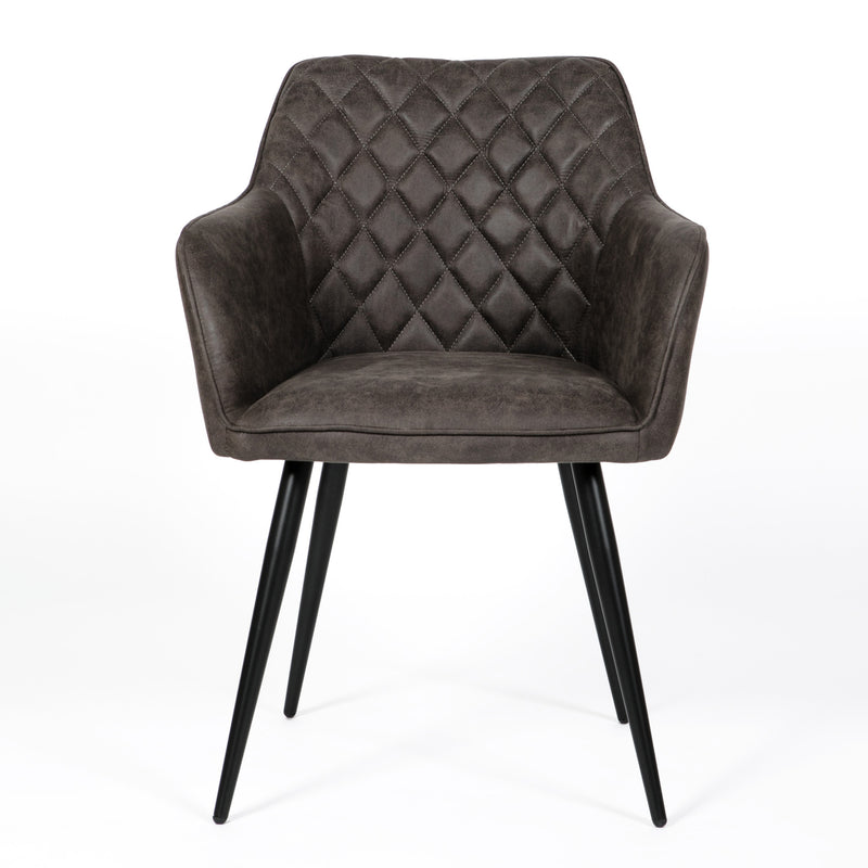 Phoenix Carver Dining Chair - Grey