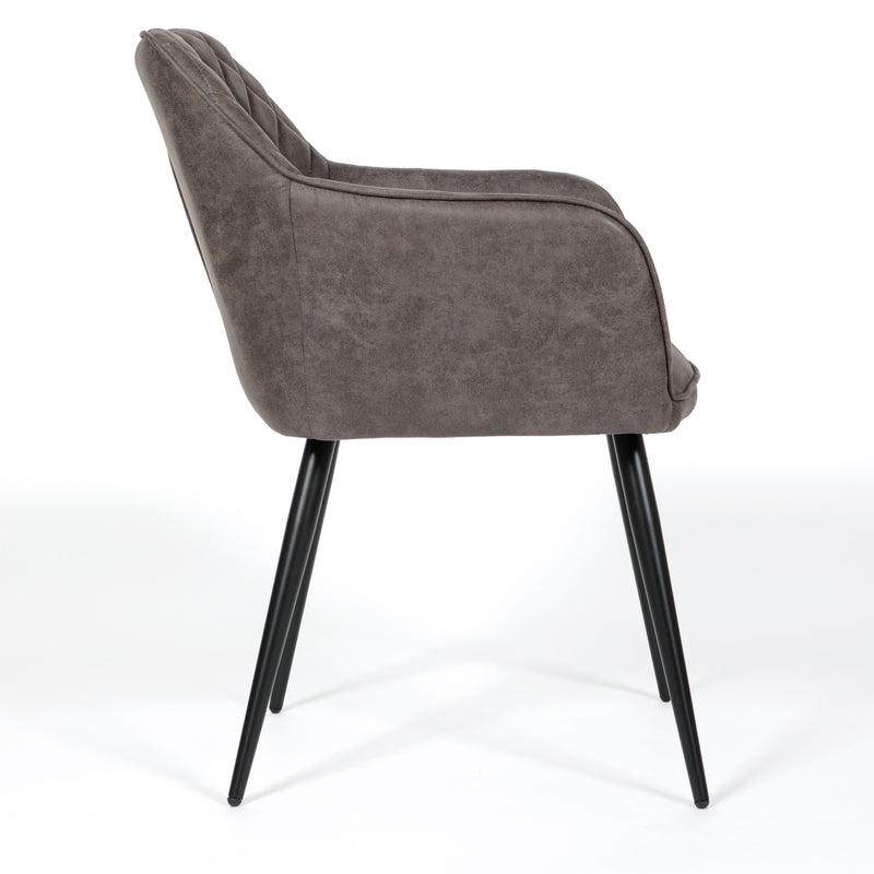 Phoenix Carver Dining Chair - Grey