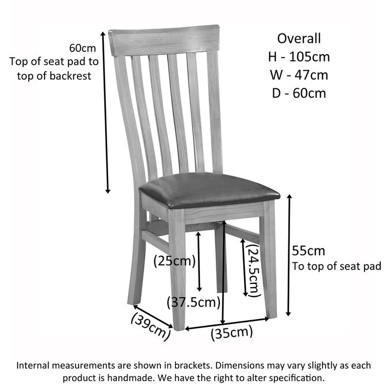 Oxford Rustic Toulouse Dining Chair