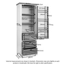 Oxford Kitchen Single Larder Cupboard