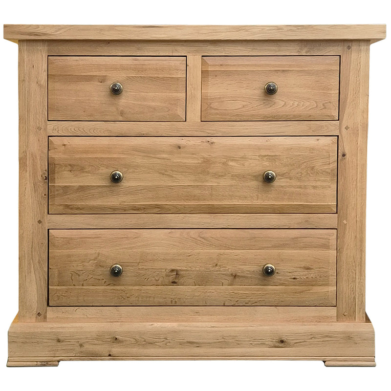 French Oak 2 Over 2 Chest