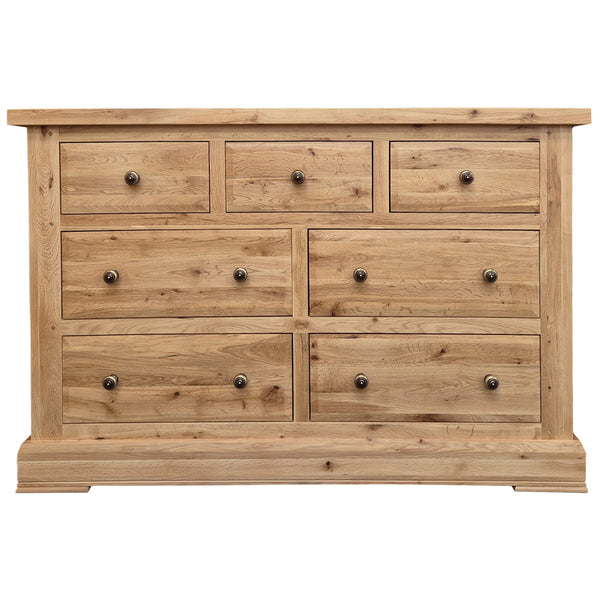 French Oak 3 Over 4 Chest