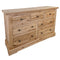 French Oak 3 Over 4 Chest