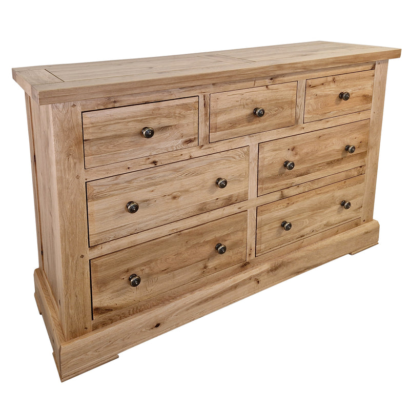 French Oak 3 Over 4 Chest