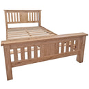 French Oak Slat Bed