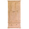 French Oak Small Wardrobe with Drawer