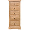 French Oak 5 Drawer Wellington