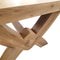 French Oak Grand Ox Bow Extending Dining Table