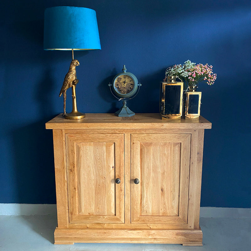 French Oak 2 Door Cabinet