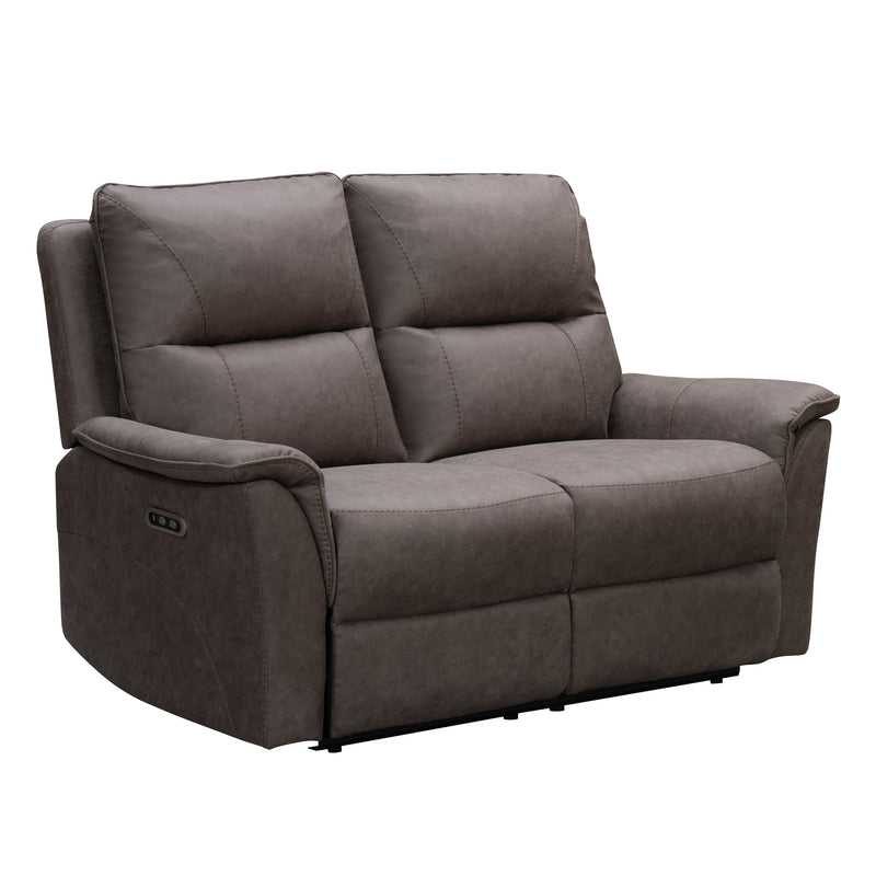 Oliver 2 Seater Electric Recliner - Truffle