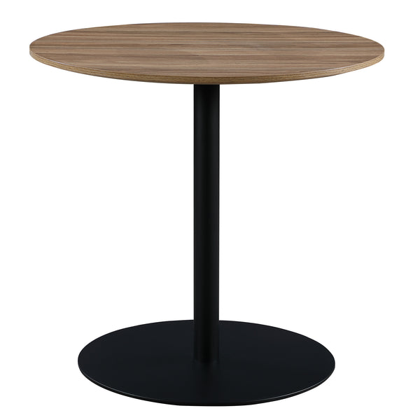 Vancouver Small Round Table - Light Walnut