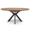 Vancouver Extending Round Table - Light Walnut