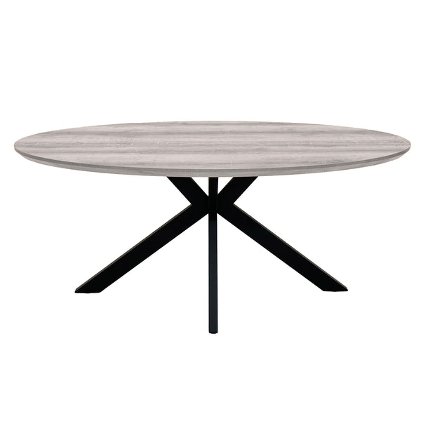 Vancouver Medium Oval Table - Grey