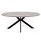 Vancouver Medium Oval Table - Grey