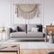 Manhattan 2 Seater Sofa Light Grey