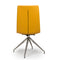 Tokyo Brushed Steel Dining Chair - Ochre