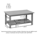 Hampshire Oak Coffee Table 915mm