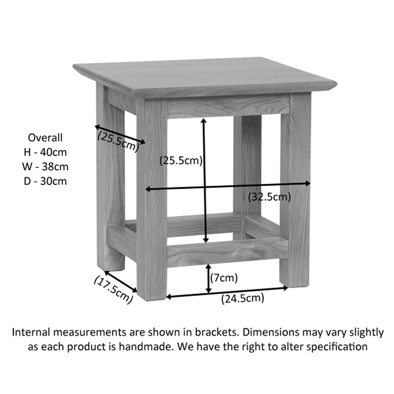 Hampshire Oak Side Table