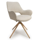 Houston 360° Swivel Dining Chair - Natural