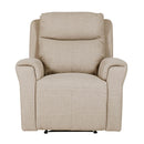 Hudson Electric Recliner - 1 Seater Mushroom