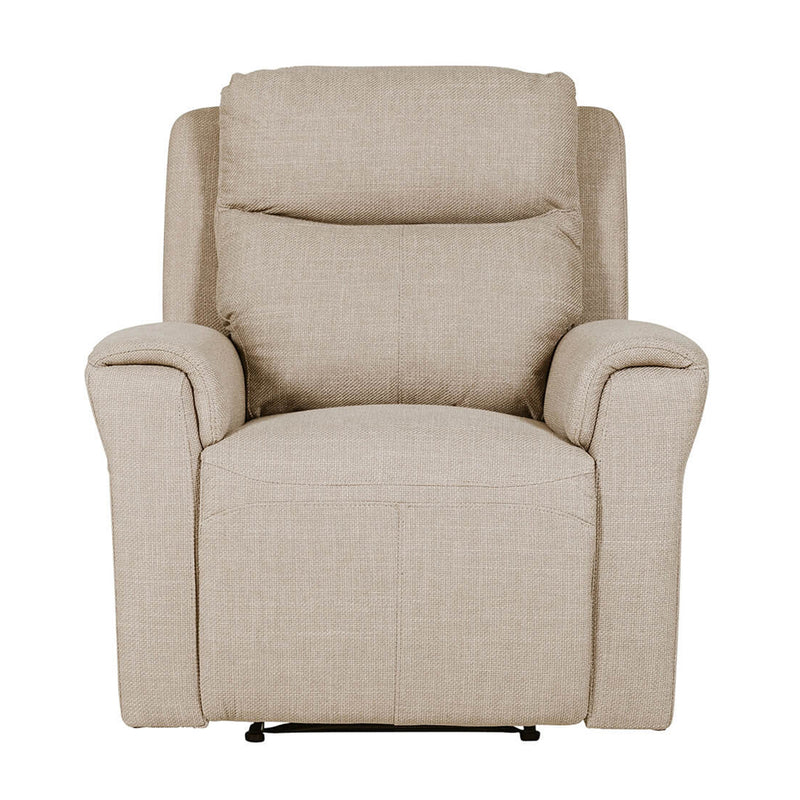 Hudson Electric Recliner - 1 Seater Mushroom