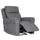 Hudson Electric Recliner - 1 Seater Charcoal