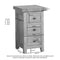 Brockenhurst Oak Compact 3 Drawer Bedside