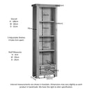 Brockenhurst Oak Bookcase 600 x 1800