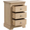 Sandringham Oak 3 Drawer Bedside