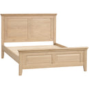 Sandringham Oak 4'6" High Foot End Bed