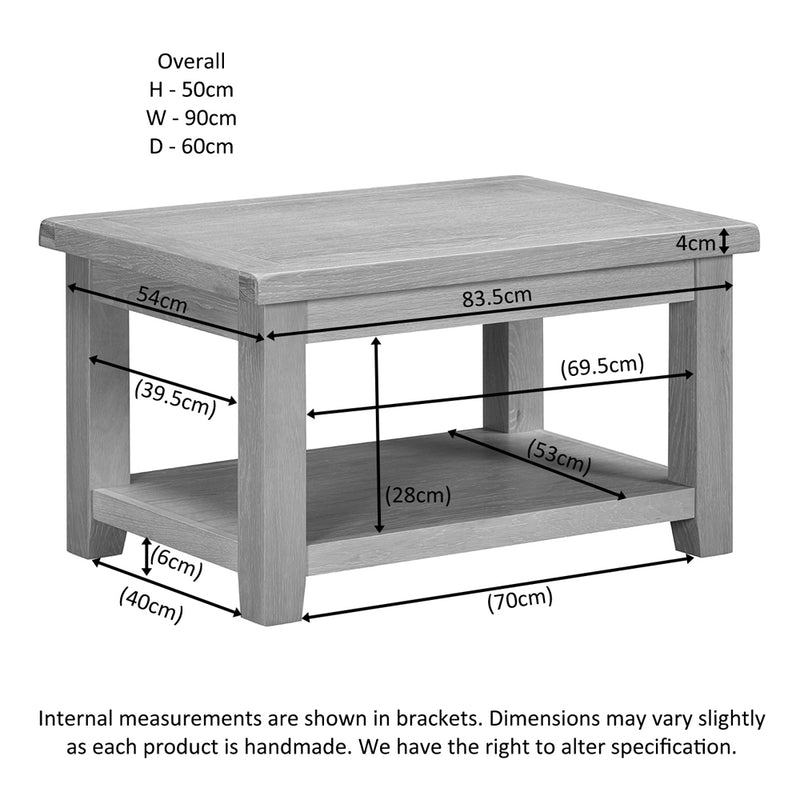 Salcombe Oak Coffee Table