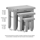 Salcombe Oak Nest of Tables