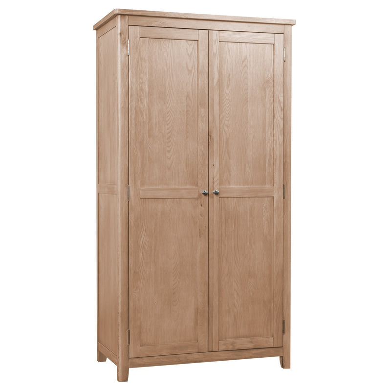 Winchester Oak 2 Door Wardrobe