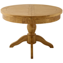 Brockenhurst Oak Round Butterfly Extending Table