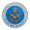 RAF Lest We Forget Metal Wall Plaque