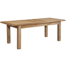 Hampshire Oak Medium Extending Table with 2 Leaves