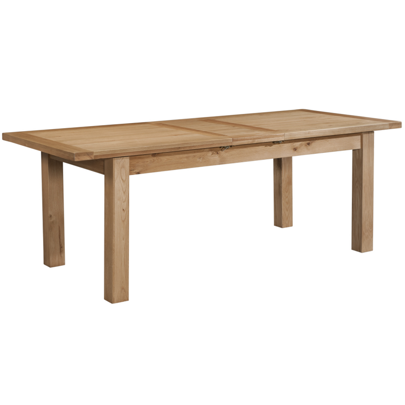 Hampshire Oak Medium Extending Table with 2 Leaves