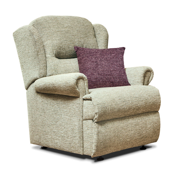 Malvern Fixed Single Seat Chair - Fabric