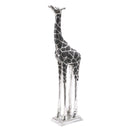 Silver Giraffe Facing Forward