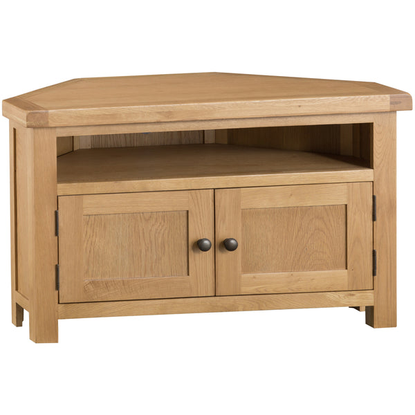 Country oak deals tv unit